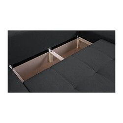 Canape d'angle convertible réversible INDIAN Gris foncé pas cher
