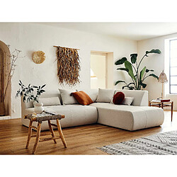 Lisa design canapé d'angle Onyx - Beige