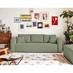Bestmobilier Canapé convertible Topaze - Vert