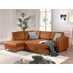 Avis Lisa Design Brooke - canapé d'angle gauche - convertible - 5 places - en velours
