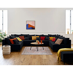 Lisa Design Edinburg - Velours côtelé noir