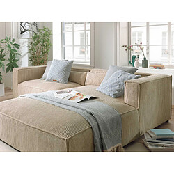 Acheter Lisa Design Ela - canapé d'angle droit 4 places - en velours côtelé - style contemporain