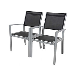 HABITAT ET JARDIN Fauteuil jardin Tropic - Aluminium/Textilène