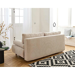 BESTMOBILIER Canapé Cristal - Beige pas cher