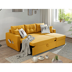 Avis Bestmobilier Astoria - canapé d'angle réversible - convertible avec coffre - style contemporain- 4