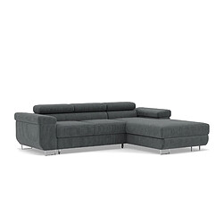 BestMobilier Canapé Pablo d'Angle Convertible