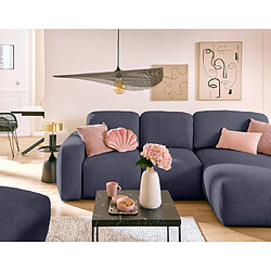 Lisa Design Sorrente - canapé d'angle réversible - convertible avec coffre - 4 places - en tissu texturé