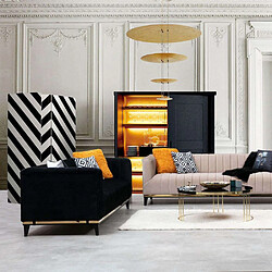 Acheter Hanah Home Canapé droit Bellino - Noir