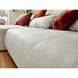 Avis Lisa design Canapé panoramique d'angle droit 7 places - Beige