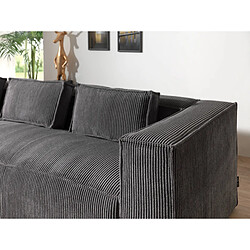 Acheter Lisa Design Stella - canapé d'angle gauche en velours côtelé - 4 places