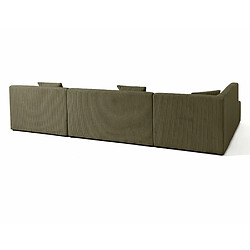 Lisa design canapé modulable Onyx - Vert pas cher