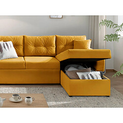 Acheter Bestmobilier Astoria - canapé d'angle réversible - convertible avec coffre - style contemporain- 4