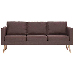 Acheter vidaXL Ensemble de canapé 2 pièces - Marron