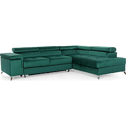 Avis VENESETTI Erwan - Canapé d'angle convertible - Vert