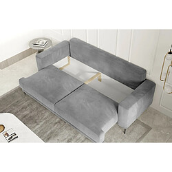 Acheter Venesetti canapé droit convertible Dany - Jaune