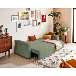 Bestmobilier Canapé convertible Topaze - Vert
