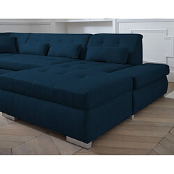 Avis Lisa design Vermont canapé panoramique - Bleu canard