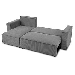 Acheter Lorenzo - Canapé d'Angle Convertible Réversible Gris