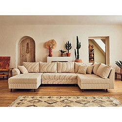 Avis Lisa design canapé panoramique Rune - beige