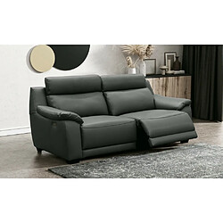 Venesetti canapé droit 3 places - Gris