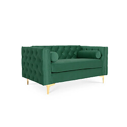 Canapé Edward Velours Vert