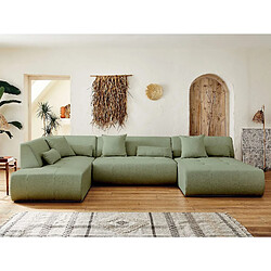 Lisa design canapé modulable Onyx - Vert pas cher