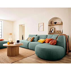 Lisa design Canapé modulable Santorini - Vert