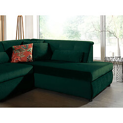 Acheter Lisa design Vermont canapé panoramique d'angle droit - Vert