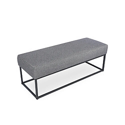 Banquette Clarisse Tissu Gris Foncé