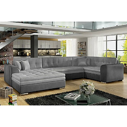 Venesetti Canapé panoramique convertible - Gris