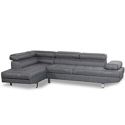 Canapé d'angle Charly - Gris