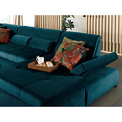 Avis Lisa design canapé panoramique Vermont - Bleu canard