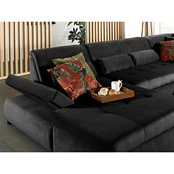 Avis Lisa design Canapé panoramique Vermont - Gris foncé
