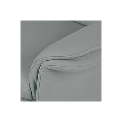 Venesetti canapé droit 3 places - Gris clair pas cher