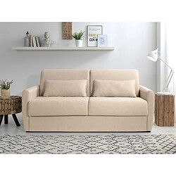 Lisa Design Ari - Canapé 3 places convertible - Beige