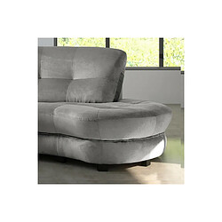 Venesetti Canapé droit 5 places - Gris clair