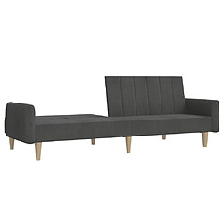 Acheter VidaXL Canapé-lit Gris Foncé