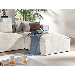 Avis Lisa Design Stella - canapé d'angle droit en velours côtelé - 4 places -style contemporain