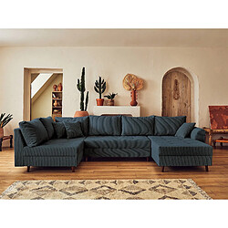 Avis Lisa design canapé panoramique Rune - Bleu marine