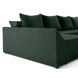 Bestmobilier canapé panoramique Mike - Vert pas cher