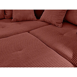 Avis Lisa Design Rune - canapé d'angle gauche - 4 places - en velours côtelé