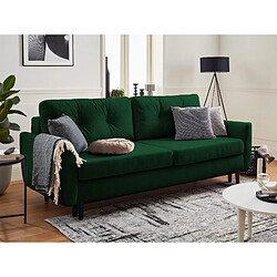 Lisa design Nils canapé 3 places convertible - Vert