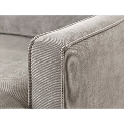 Lisa Design Jake - canapé panoramique d'angle gauche - convertible avec coffre - 7 places - en velours pas cher