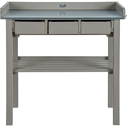 Farm Folklore Esschert Design Table de Jardinage - Gris