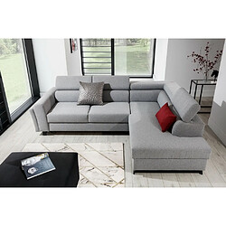 Venesetti KARL Canapé d'angle convertible - Gris