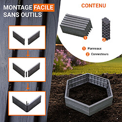 Acheter Habitat Et Jardin Kit de 2 carrés potagers Ergo - 110 x 25 cm