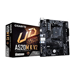Gigabyte A520M K V2 Carte mère micro ATX AM4 A520 DDR4 M.2