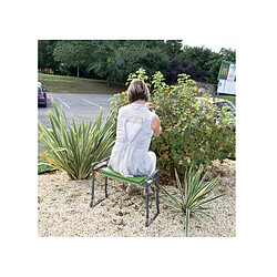 RIBIMEX Tabouret Pliant Vert - PRAGEN pas cher