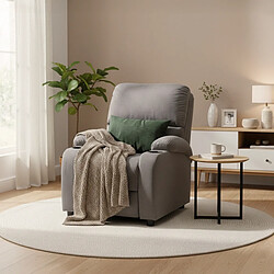 Le roi du relax fauteuil relax Lucrezia - Gris