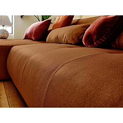 Avis Lisa Design Onyx - canapé panoramique d'angle droit 7 places - en tissu